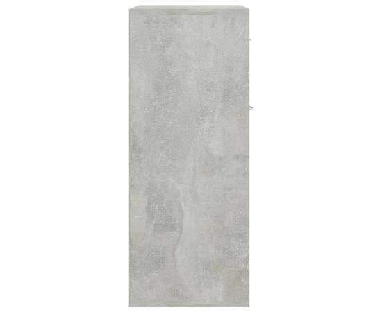 Servantă, gri beton, 60x30x75 cm, pal, 8 image