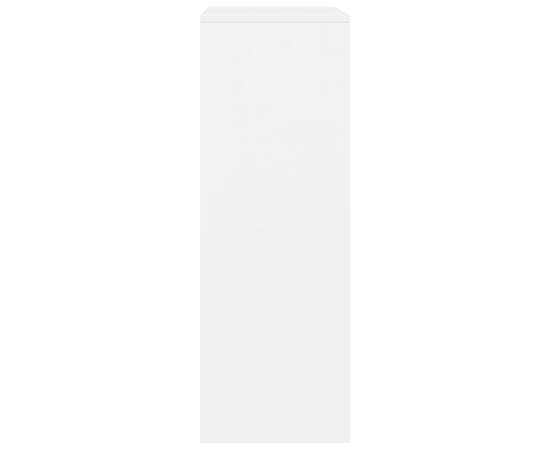 Servantă cu 6 sertare, alb, 50x34x96 cm, pal, 5 image
