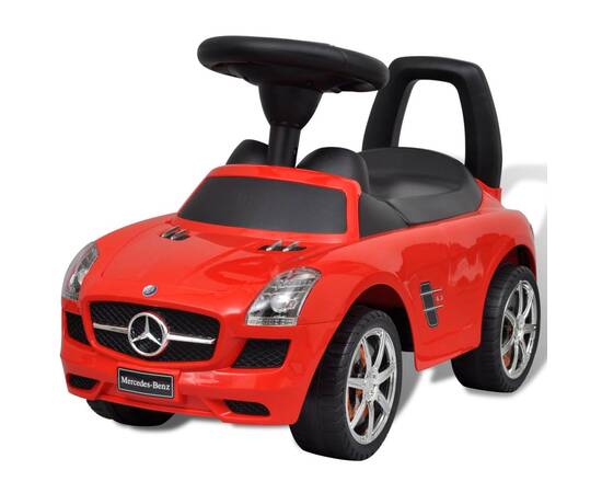 Mașină pentru copii fără pedale mercedes benz roșu