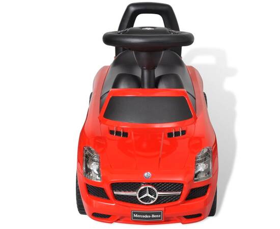 Mașină pentru copii fără pedale mercedes benz roșu, 2 image