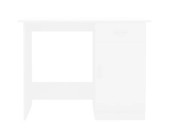 Birou, alb, 100 x 50 x 76 cm, pal, 7 image