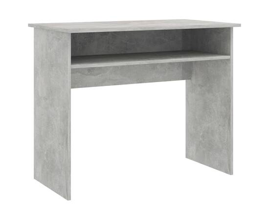 Birou, gri beton, 90 x 50 x 74 cm, pal, 2 image