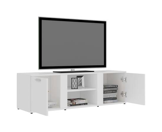 Comodă tv, alb, 120 x 34 x 37 cm, pal, 5 image