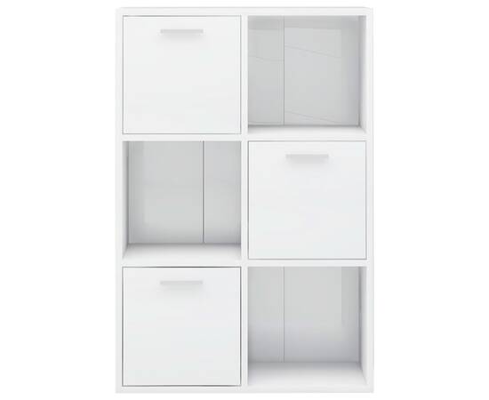 Dulap de depozitare, alb extralucios, 60 x 29,5 x 90 cm, pal, 7 image