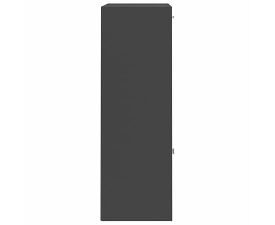 Dulap de depozitare, negru, 60 x 29,5 x 90 cm, pal, 8 image