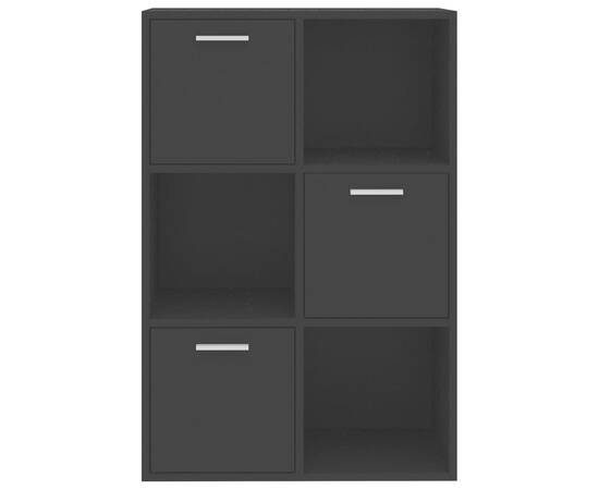 Dulap de depozitare, negru, 60 x 29,5 x 90 cm, pal, 7 image