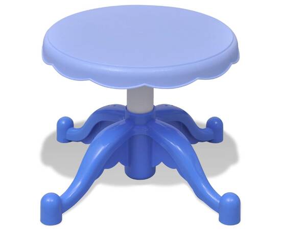 Orgă pentru copii cu scaun/microfon, 37 clape, albastră, 7 image