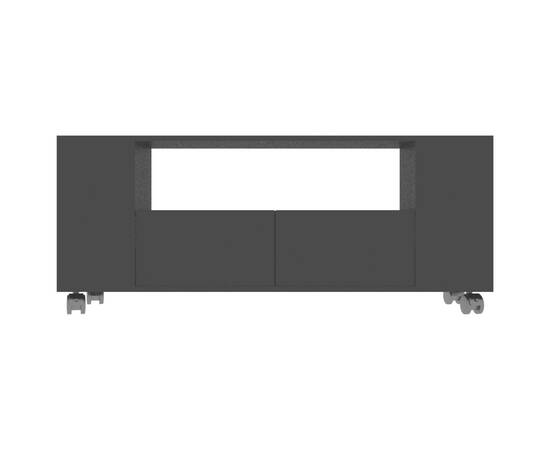 Comodă tv, negru, 120 x 35 x 43 cm, pal, 4 image