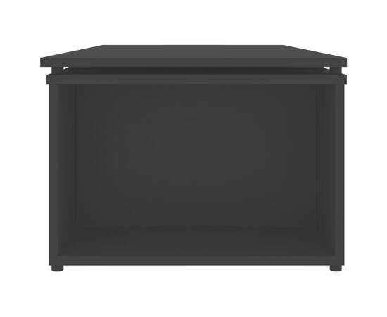 Măsuță de cafea, negru, 150 x 50 x 35 cm, pal, 8 image