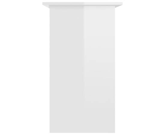 Birou, alb extralucios, 80 x 45 x 74 cm, pal, 6 image