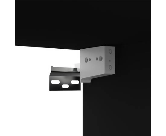 Comodă tv, negru, 100 x 30 x 30 cm, pal, 8 image