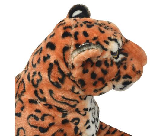 Leopard de jucărie din pluș maro xxl, 4 image