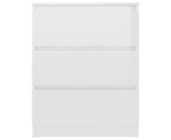Servantă, alb extralucios, 60 x 33,5 x 76 cm, pal, 4 image