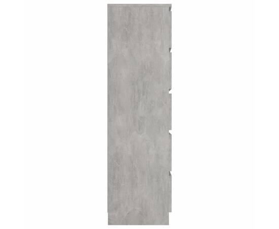 Servantă cu sertare, gri beton, 60 x 35 x 121 cm, pal, 5 image