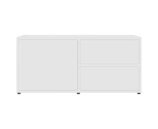 Comodă tv, alb, 80 x 34 x 36 cm, pal, 7 image