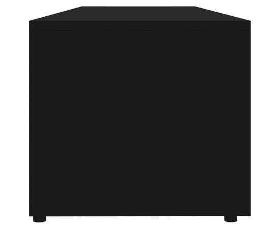 Comodă tv, negru, 120 x 34 x 30 cm, pal, 7 image
