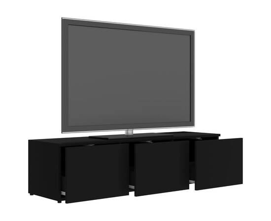 Comodă tv, negru, 120 x 34 x 30 cm, pal, 5 image