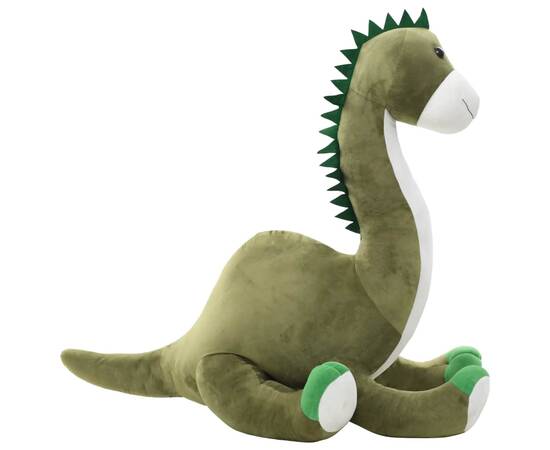 Jucărie dinozaur brontosaurus, verde, pluș