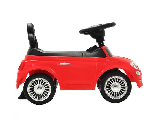 Mașinuță fără pedale fiat 500 roșu, 5 image