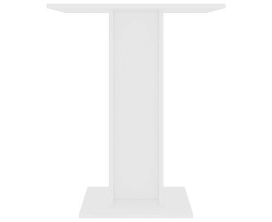 Masă de bistro, alb, 60 x 60 x 75 cm, pal, 4 image