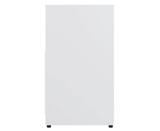 Dulap de baie, alb, 60 x 33 x 61 cm, pal, 8 image