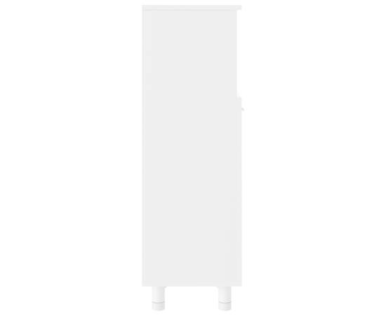 Dulap de baie, alb, 30 x 30 x 95 cm, pal, 8 image