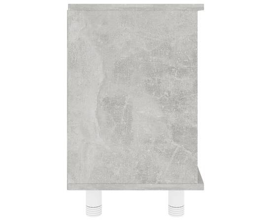 Dulap de baie, gri beton, 60 x 32 x 53,5 cm, pal, 7 image