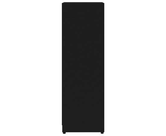 Dulap de baie, negru, 30 x 30 x 95 cm, pal, 8 image