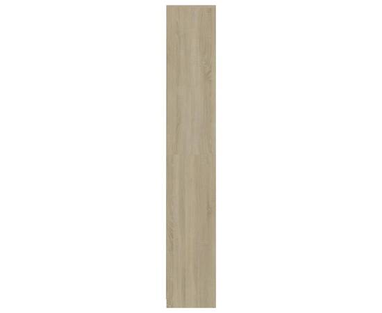 Dulap de baie, stejar sonoma, 30x30x183,5 cm, pal, 7 image