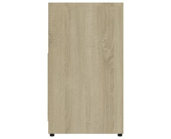 Dulap de baie, stejar sonoma, 60 x 33 x 58 cm, pal, 9 image