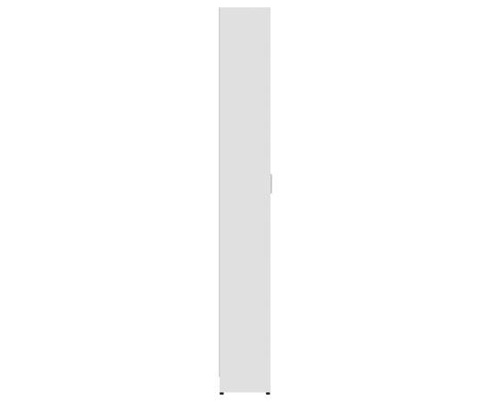 Șifonier de hol, alb, 55 x 25 x 189 cm, pal, 8 image