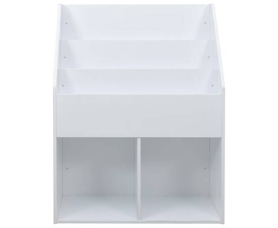 Dulap cu bancă pentru copii, alb, 60x78x78 cm, mdf, 4 image