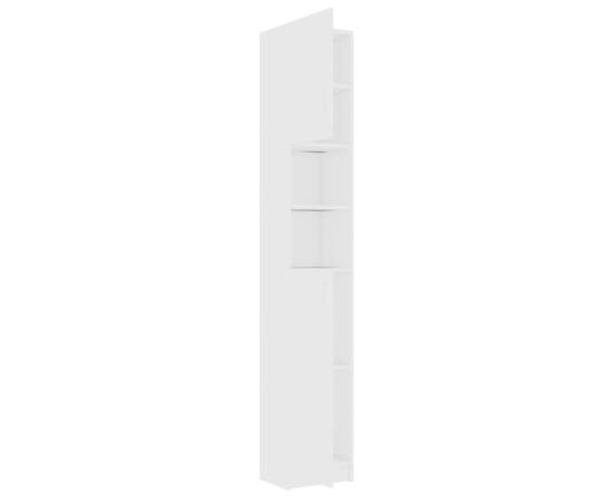 Dulap de baie, alb, 32 x 25,5 x 190 cm, pal, 6 image