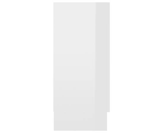 Servantă, alb extralucios, 120 x 30,5 x 70 cm, pal, 7 image