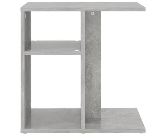 Masă laterală, gri beton, 50x30x50 cm, pal, 5 image