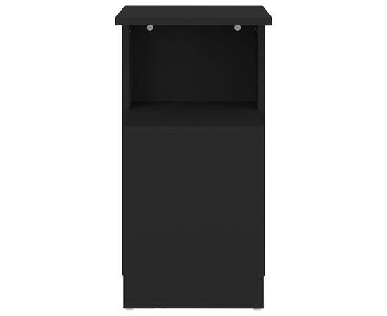 Masă laterală, negru, 36x30x56 cm, pal, 5 image
