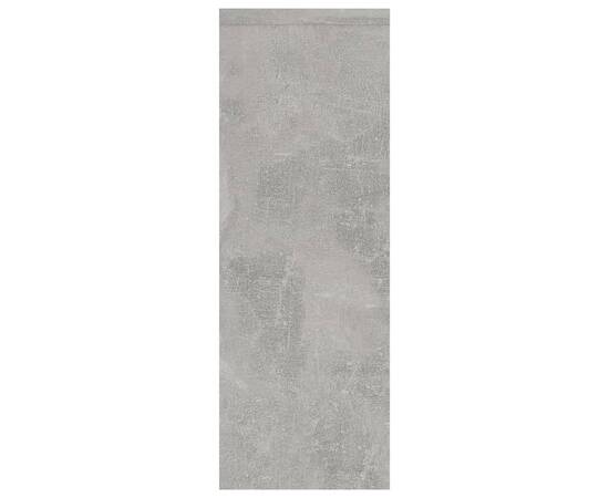 Raft de perete, gri beton, 45,1x16x45,1 cm, pal, 5 image
