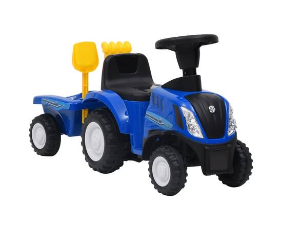 Tractor pentru copii new holland, albastru