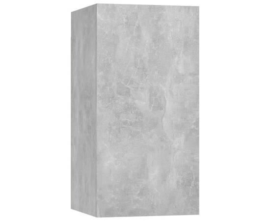 Comode tv, 2 buc., gri beton, 30,5x30x60 cm, pal, 8 image