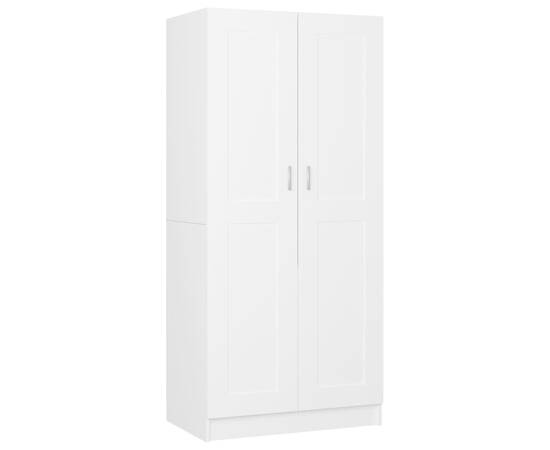 Șifonier, alb, 82,5x51,5x180 cm, pal, 5 image