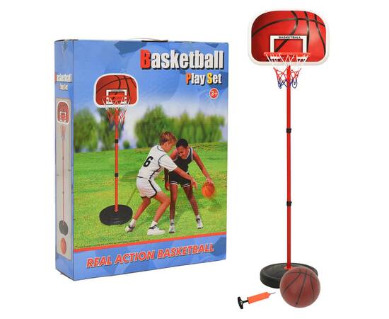 Set de joc de baschet pentru copii, reglabil, 160 cm