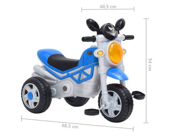 Tricicletă pentru copii, albastru, 7 image