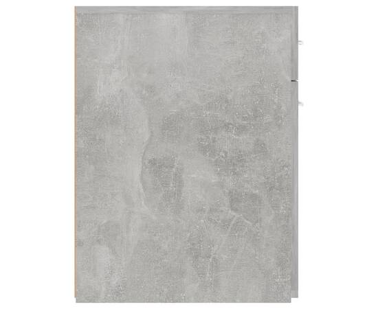 Dulap de farmacie, gri beton, 20x45,5x60 cm, pal, 7 image