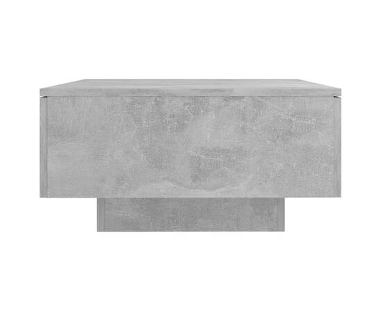 Măsuță de cafea, gri beton, 90x60x31 cm, pal, 5 image
