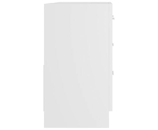 Mască de chiuvetă, alb, 63 x 30 x 54 cm, pal, 6 image