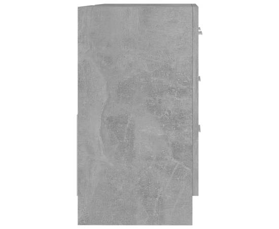 Mască de chiuvetă, gri, 63 x 30 x 54 cm, pal, 6 image