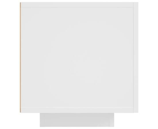 Comodă tv cu lumini led, alb, 160x35x40 cm, 10 image