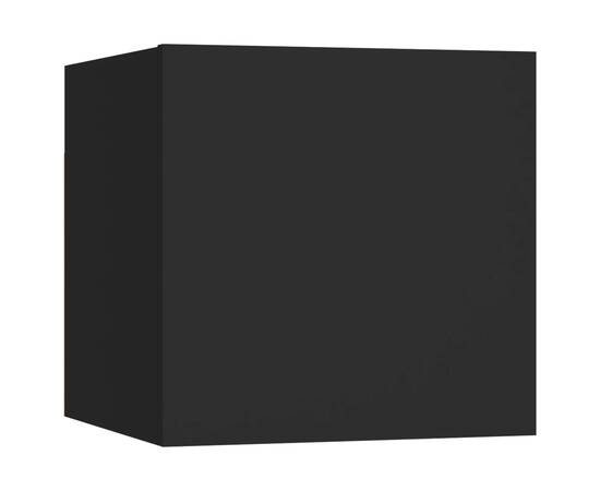 Dulapuri tv montaj pe perete, 2 buc., negru, 30,5x30x30 cm, 8 image