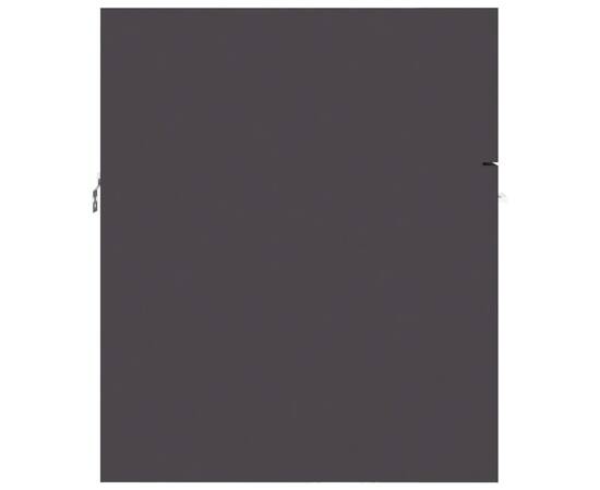 Dulap de chiuvetă, gri, 41x38,5x46 cm, pal, 6 image