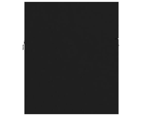Dulap de chiuvetă, negru, 80x38,5x46 cm, pal, 6 image